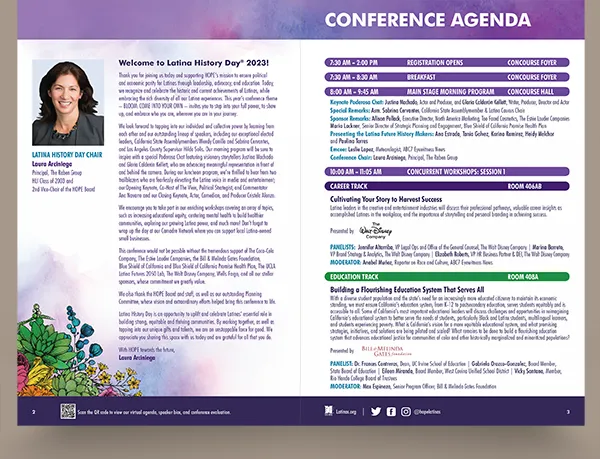 Hope Bloom Agenda Spread