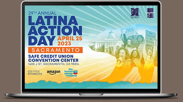 Hope Latina Action Day Laptop