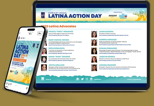 Hope Latina Action Day Mobile