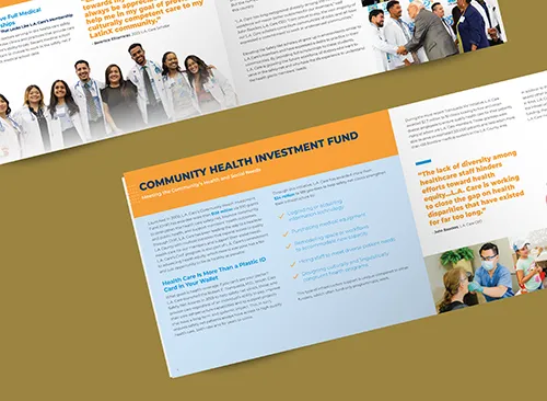 more L.A. Care Report Spreads