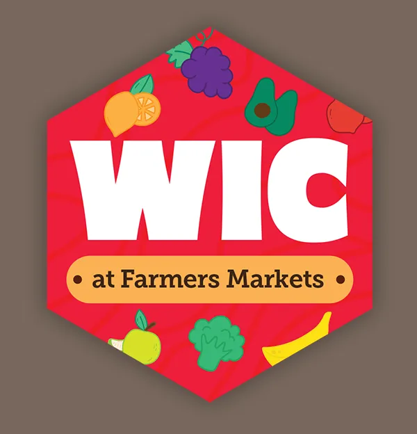 FNS WIC Modernization Farmer's Markets Hexagon Logo